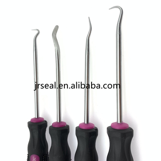 SEALTOOL ทนทาน 4 ชิ้นต่อชุดซีลน้ำมัน O Ring ซีลปะเก็นตะขอความแม่นยำ